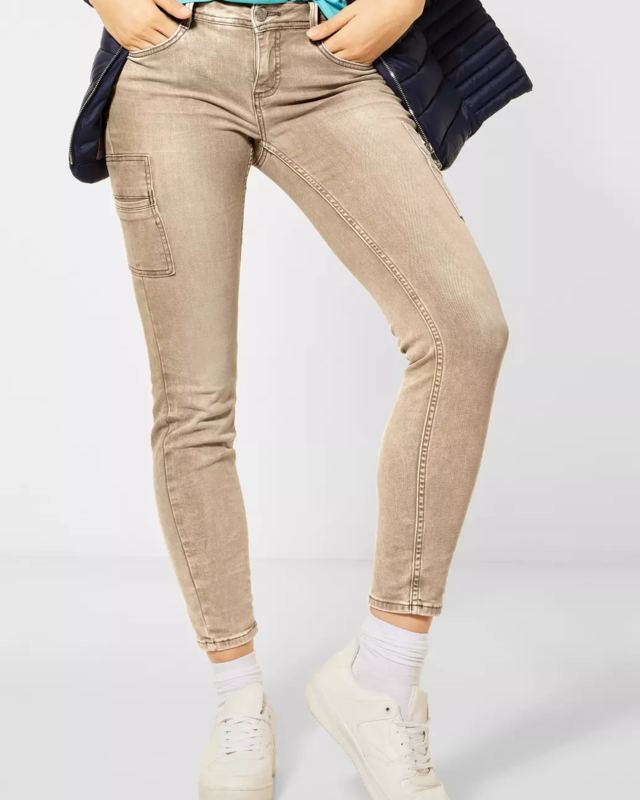 Street One Slim Fit Denim York - Authentic Hot Sand Wash