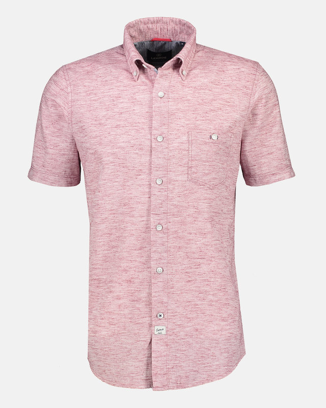 Lerros Kurzarm Struktur-Shirt - Coral Red
