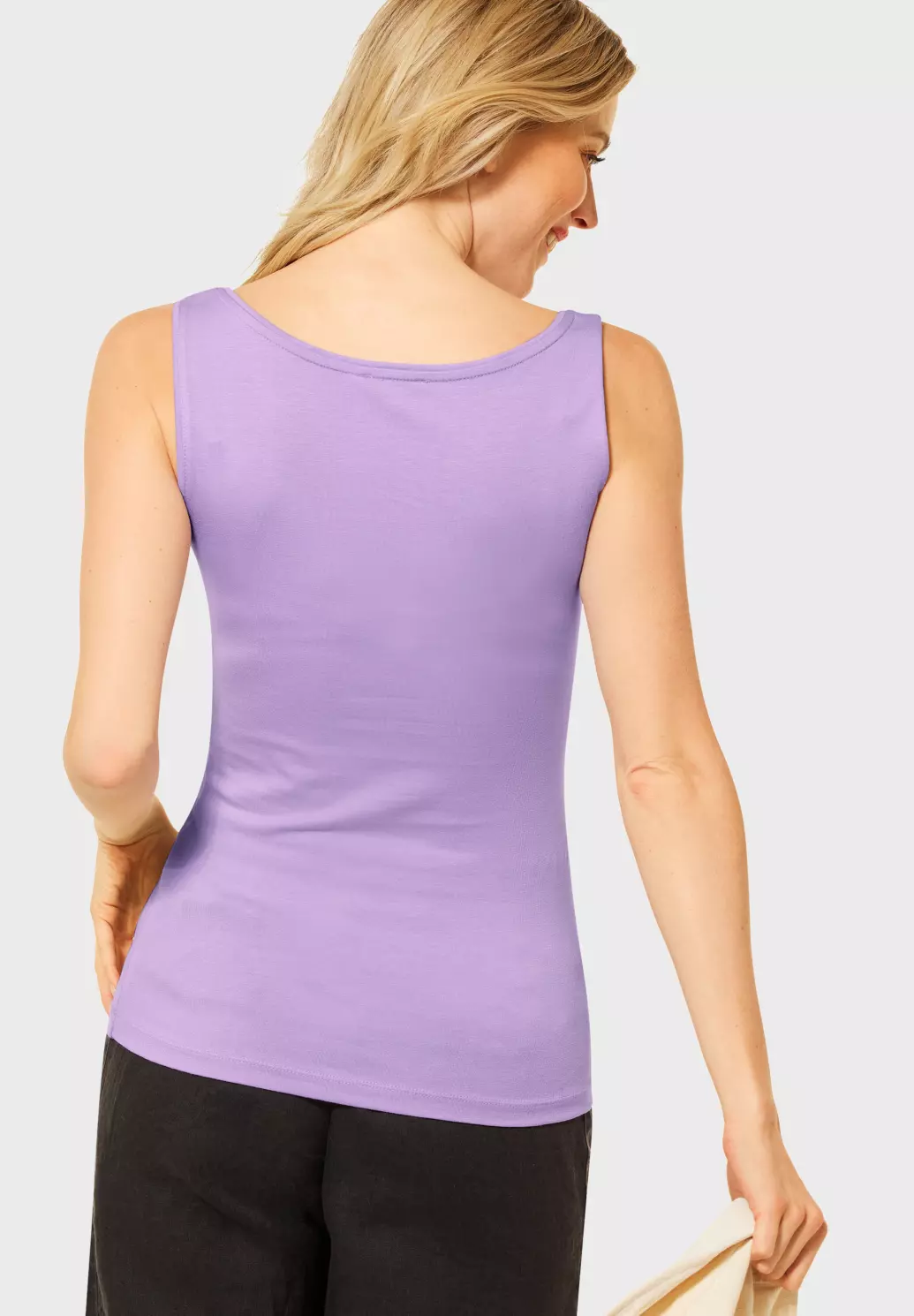 Street One Basic Top Anni - Clear Lilac