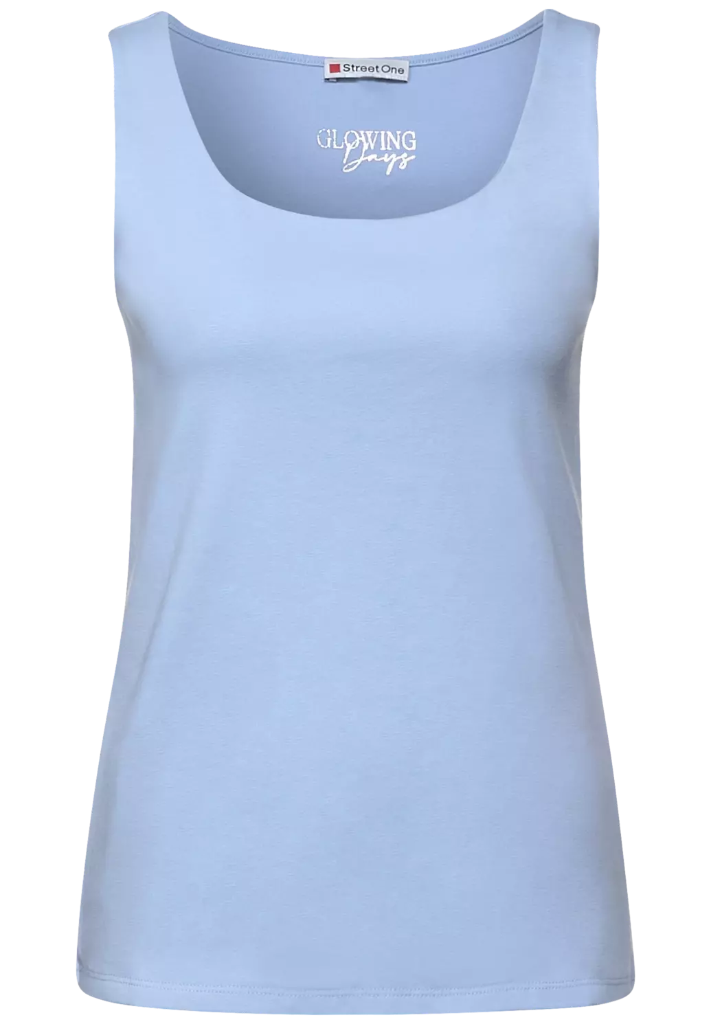 Street One Basic Blues Blau - | Mid / Gania - Cotton Sunny Top Blue