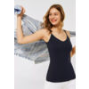Top met V-hals - Dark Foggy Blue