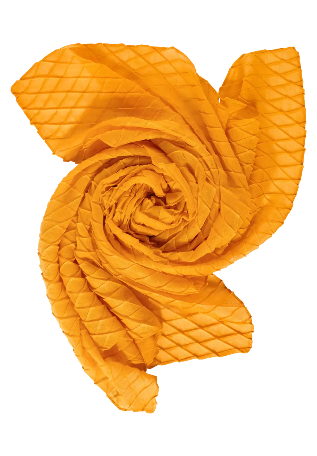 Street One Sjaal in Plissé Look - Sulphur Yellow