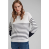 U-Boot-Pullover aus Organic Cotton - New Off White