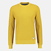 Pullover in Strukturstrick - Oily Yellow