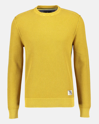 LERROS Sweater Structured Knit - Oily Yellow