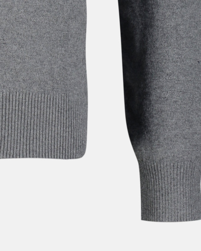 Lerros Pullover mit V-Ausschnitt mit Kaschmir-Anteil - Slate Grey