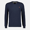 Pullover mit V-Ausschnitt und Kaschmir - Bold Navy