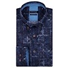 Button-Down Shirt Printed - Dark Navy