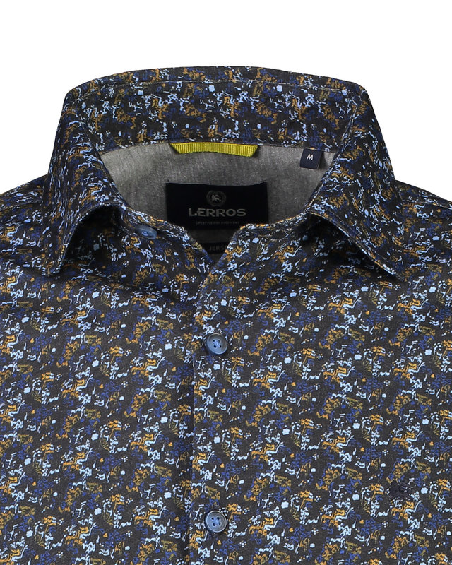 Lerros Jersey Overhemd, Kent Kraag - Reed Green