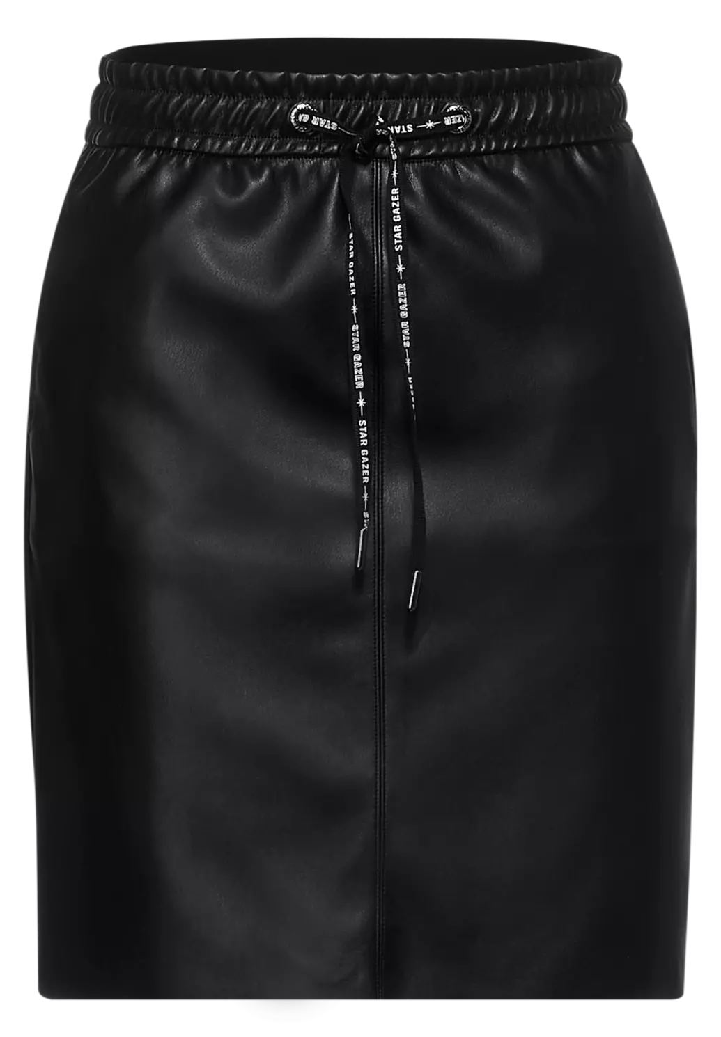 Cecil Mini Skirt in PU - Black