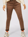 Street One Slim Fit Hose in Lyocell - Soft Toffee