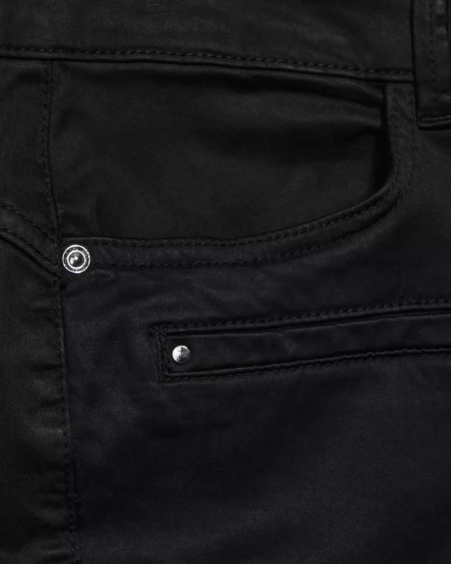Street One Slim Fit Broek in Lyocell York - Black