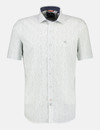 Lerros Short Sleeve Shirt with *Mini Check* , Regular Fit - White