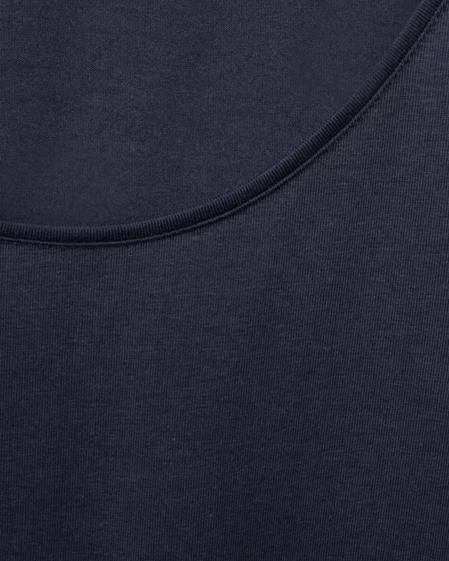 Street One Top in Unifarbe Anni - Deep Blue