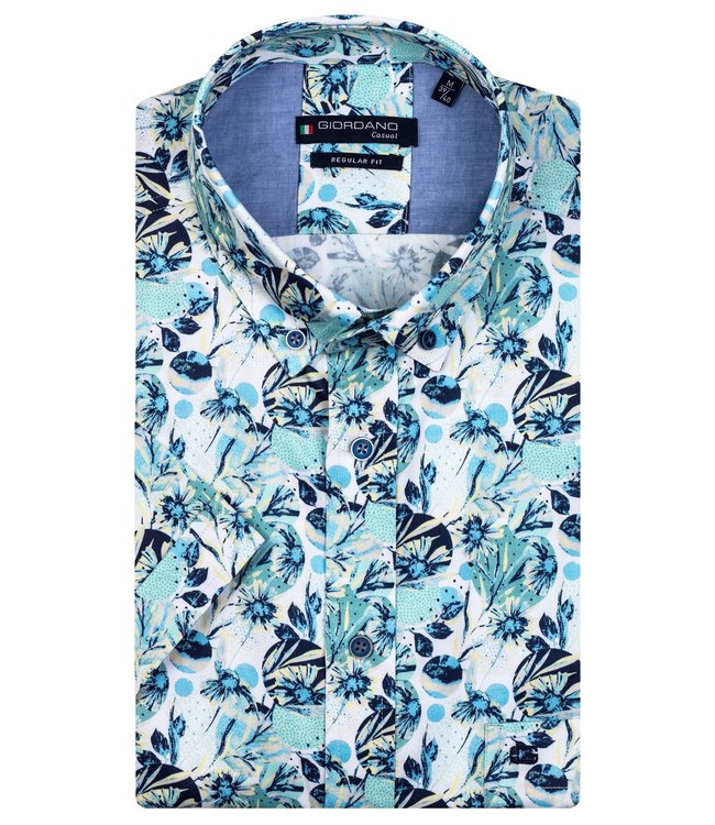 Giordano Shirt with Short Sleeves AOP ...