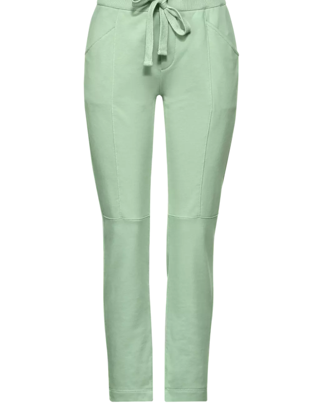 Street One Loose Fit Sweatbroek Bonny - Bright Fern Green