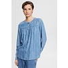 Denim Bluse - Blue Medium Wash