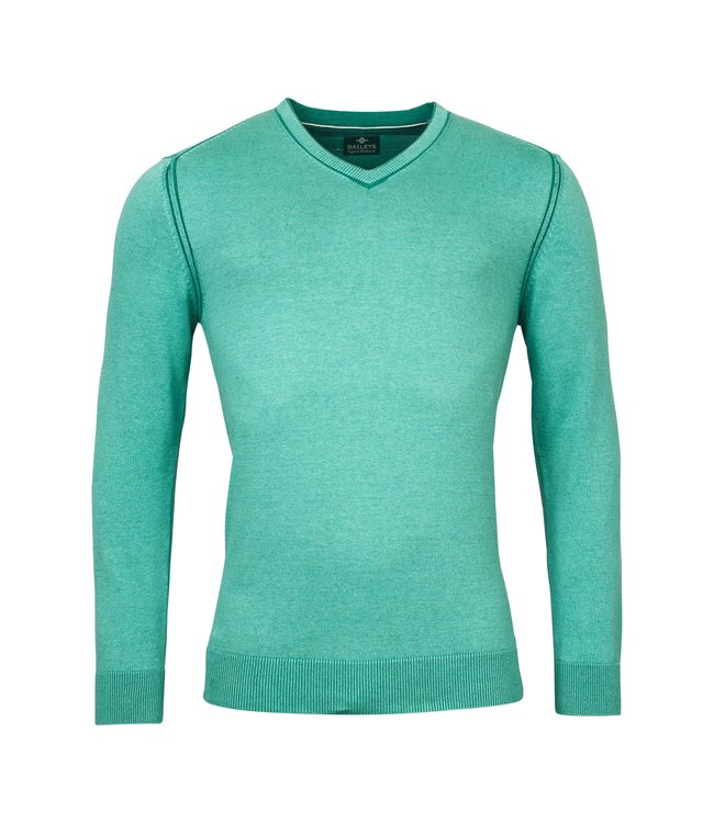 Baileys Sweater V-Neck - Green 