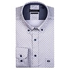 Button-Down Hemd AOP - White