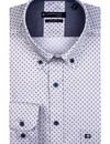 Giordano Button-Down Overhemd AOP - White