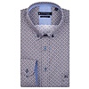 Button-Down Hemd AOP - Blue