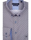 Giordano Button-Down Overhemd AOP - Blue