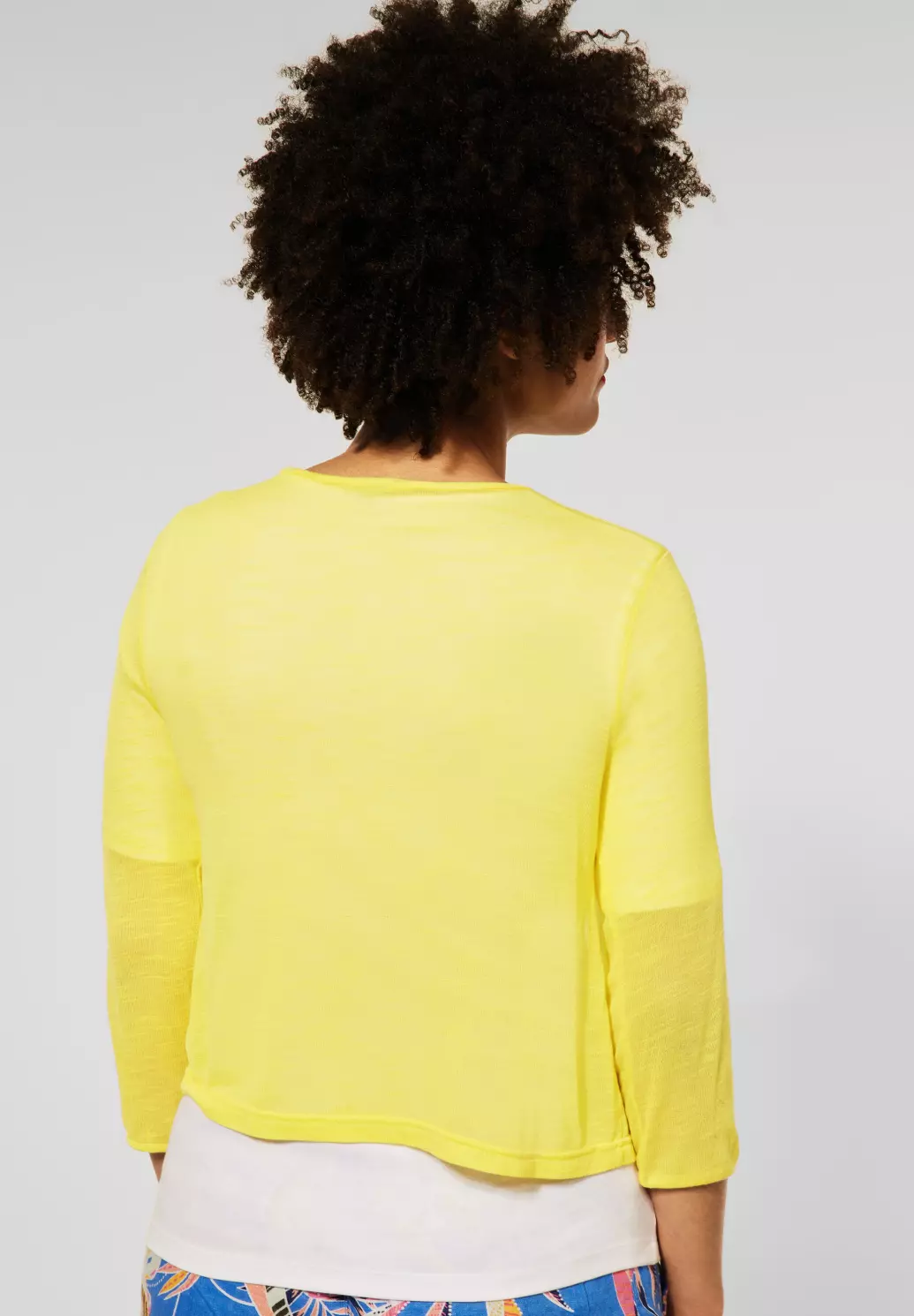 Street One Shirtjacke in Unifarbe Suse - Merry Yellow | - Cotton Blues
