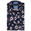 Print Overhemd Korte Mouw - Navy