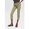 Stretch Broek Capri Lengte - Light Khaki