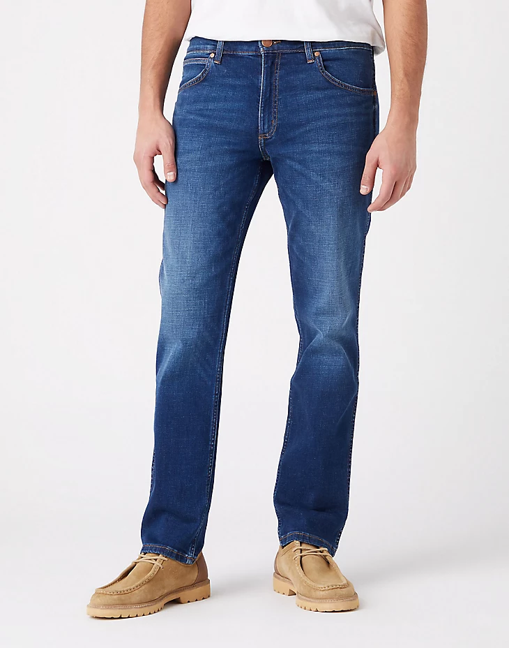 Wrangler Jeans Greensboro 803 - Regular Straight - For Real | - Cotton Blues