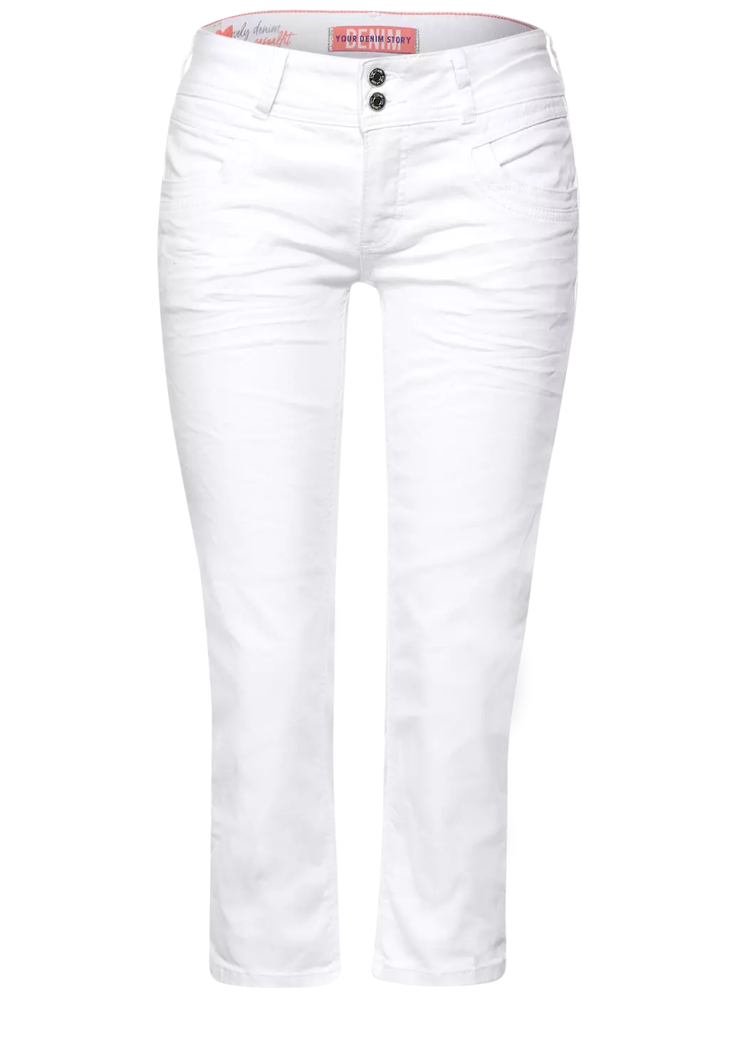 Street One Gekleurde Casual Fit Jeans Crissi - White