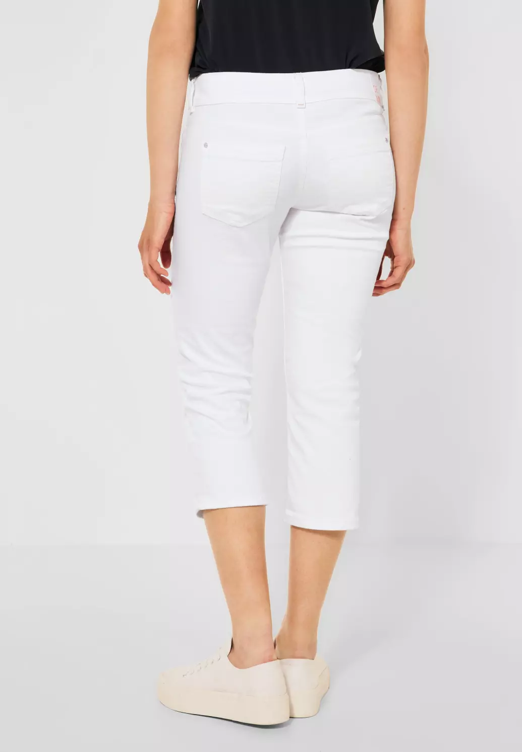 Street One Gekleurde Casual Fit Jeans Crissi - White