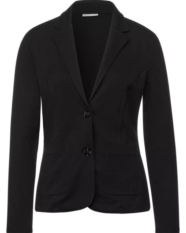 Street One Basic Blazer in Effen Kleur - Black