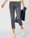 Street One Casual Fit Jeans with Print Jane - Drizzle Dot AOP Washed