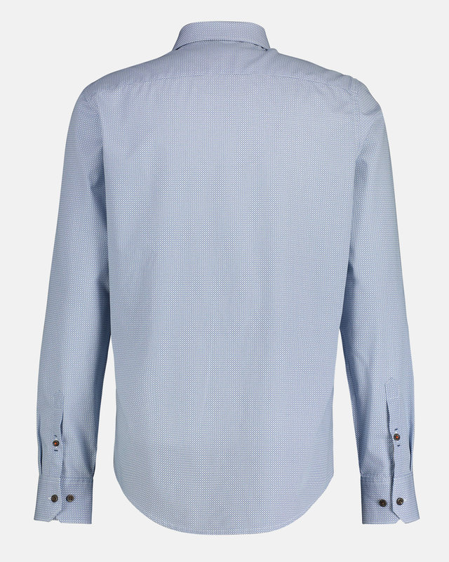 Lerros Langarm Popeline Hemd - White