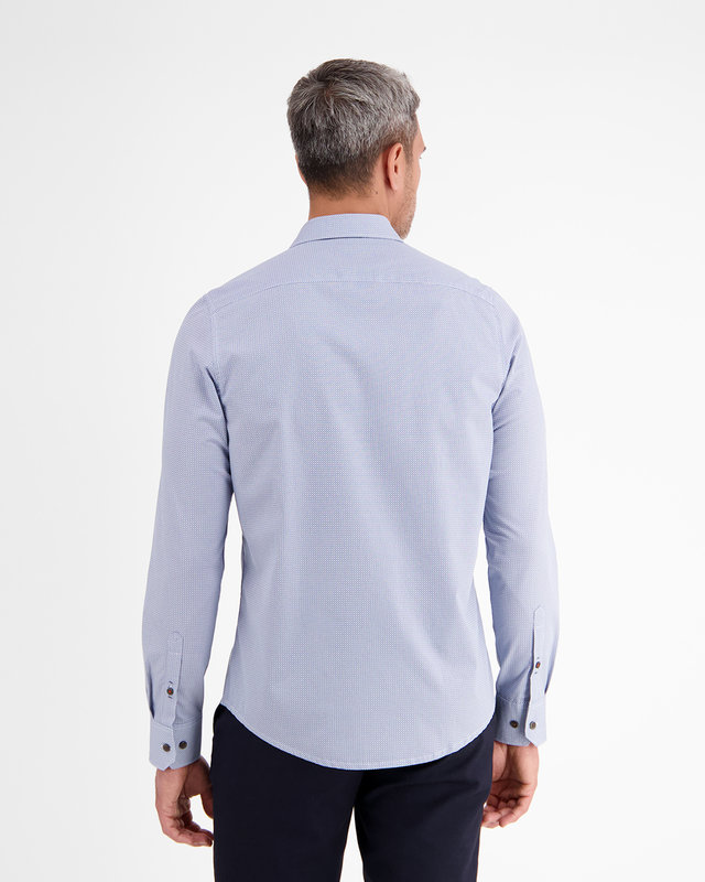 Lerros Langarm Popeline Hemd - White