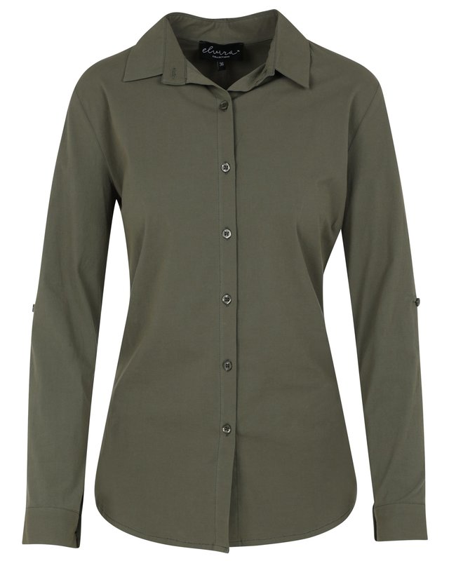 Elvira Collections Basic Blouse Sterre - Misty Green