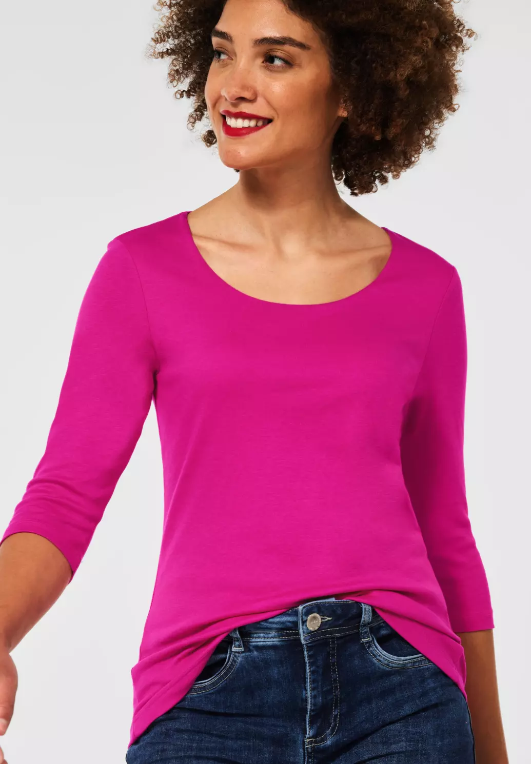 Street One Basic Shirt Pania - Lavish Pink | - Cotton Blues
