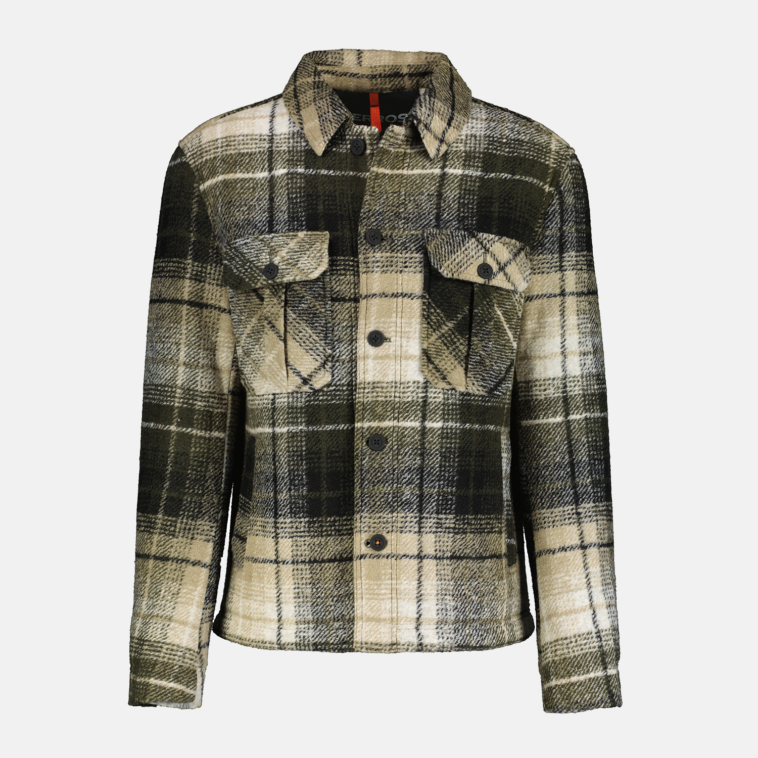 Cotton Blues LERROS | - Hemd Jacke - Karo Olive