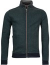 Baileys Two-Tone Sweatcardigan - Green