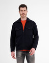 Lerros Overshirt im Woll-Optik - Navy