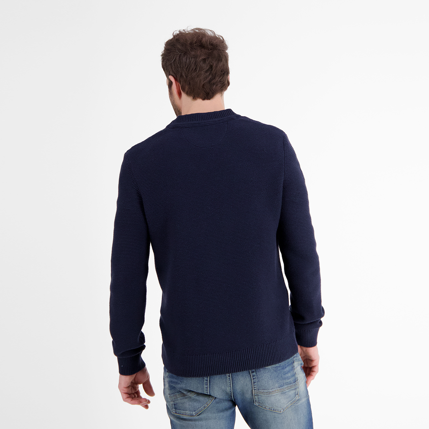 LERROS Sweater Norway - Navy | Blues Cotton 
