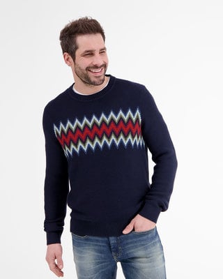 LERROS Norway Cotton Blues Navy - Sweater - |