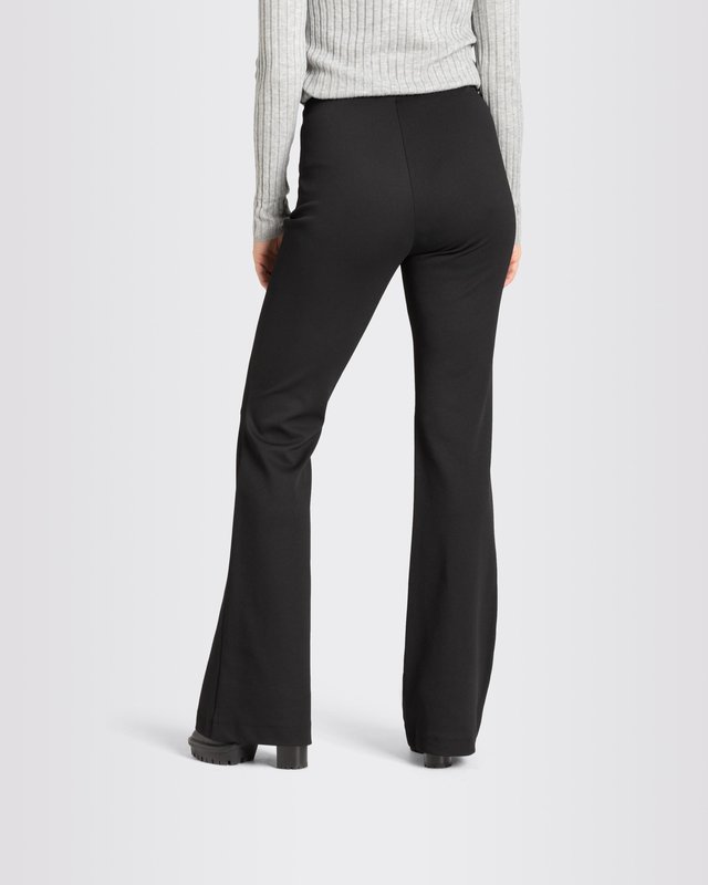 Mac Jeans Boot Zip - Black