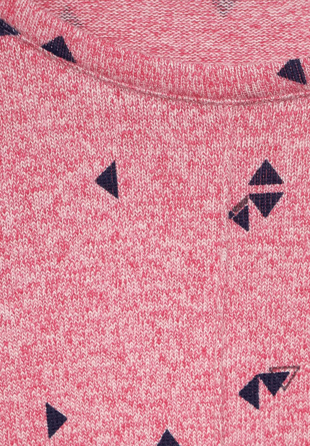 Cecil Cosy Shirt met Allover Print - Dynamic Pink Melange