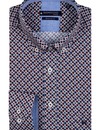 Giordano Button-Down Overhemd Print - Red