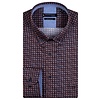 Button-Down Hemd Print - Brown