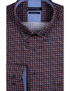 Giordano Button-Down Shirt Print - Brown