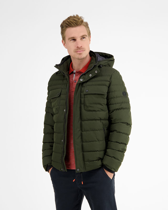Lerros Steppjacke mit Kapuze - Olive
