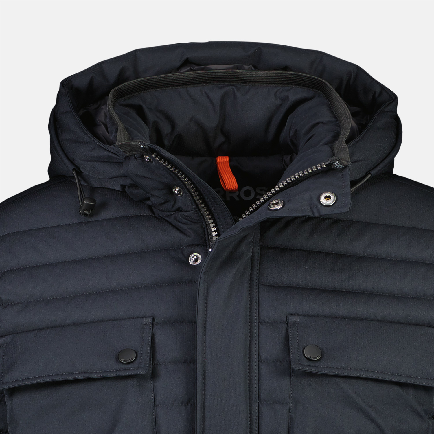 LERROS Steppjacke mit Kapuze - Classic Navy / Blau | - Cotton Blues